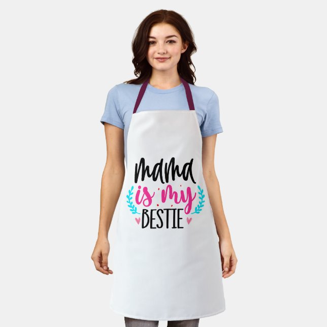 Mothers Day Gift | My Bestie BFF Mum Apron (Worn)