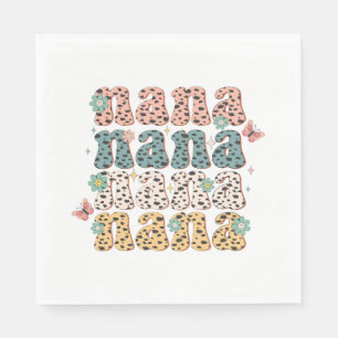 Mother's Day Gift Nana Flower Napkin