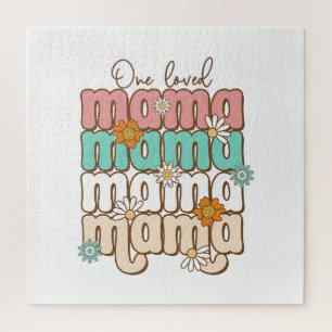 Mother's Day Gift One Loved Mama Jigsaw Puzzle