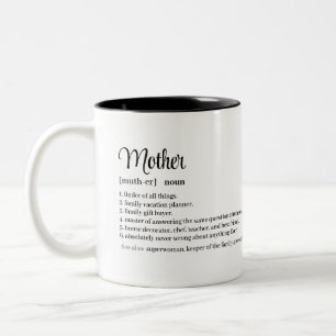 Mother's Day Gift Personalised Mum Definition Mug