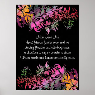 Mother's Day Gift Poster Print - Enchanting Flower