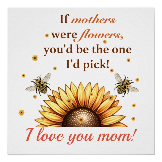 Mother's Day Gift-Poster-Wall Art-Digital Download Poster (Front)