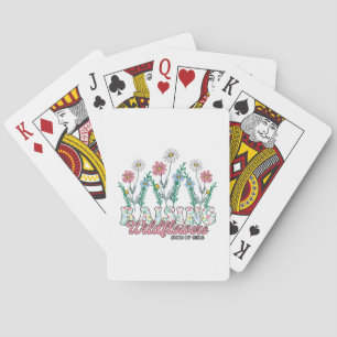 Mother's Day Gift Raising Wildflower Mum Of Girl Playing Cards