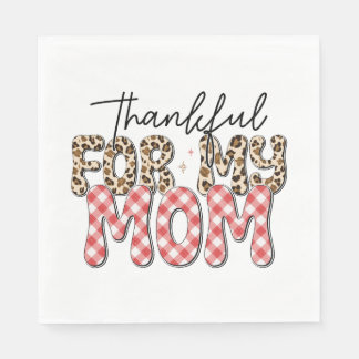 Mother's Day Gift | Thankful For My Mum Napkin