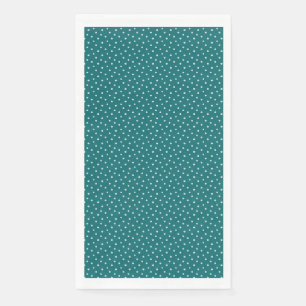 Mother's Day Gift   Tiny Daisies On Teal Napkin