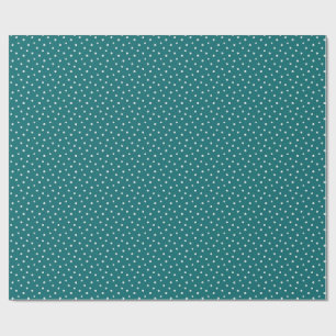Mother's Day Gift Tiny Daisies On Teal Wrapping Paper