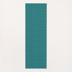 Mother's Day Gift Tiny Daisies On Teal Yoga Mat