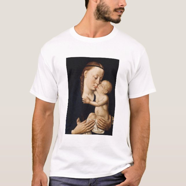 Mother's Day Gift - Virgin and Child - Mum - Mummy T-Shirt (Front)