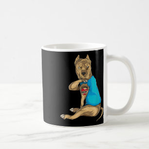 Mothers Day Gifts Funny Dog Pitbull I Love Mum Tat Coffee Mug