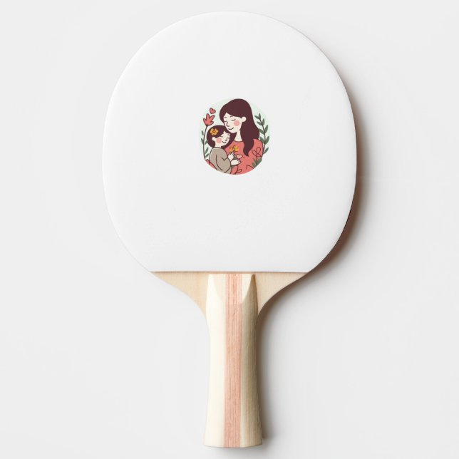 Mother's Day Gifts Ping Pong Paddle (Front)