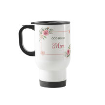 Mother's Day God Bless Mom – Watercolor Floral