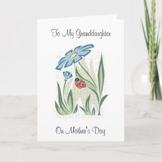 Mother's Day Granddaughter - Greeting Card