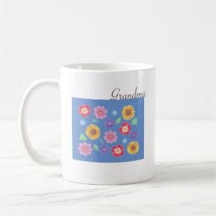 Mother's day Grandma Flower Garden Coffee Mug