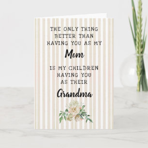 Mother's Day Grandma from Daughter Card