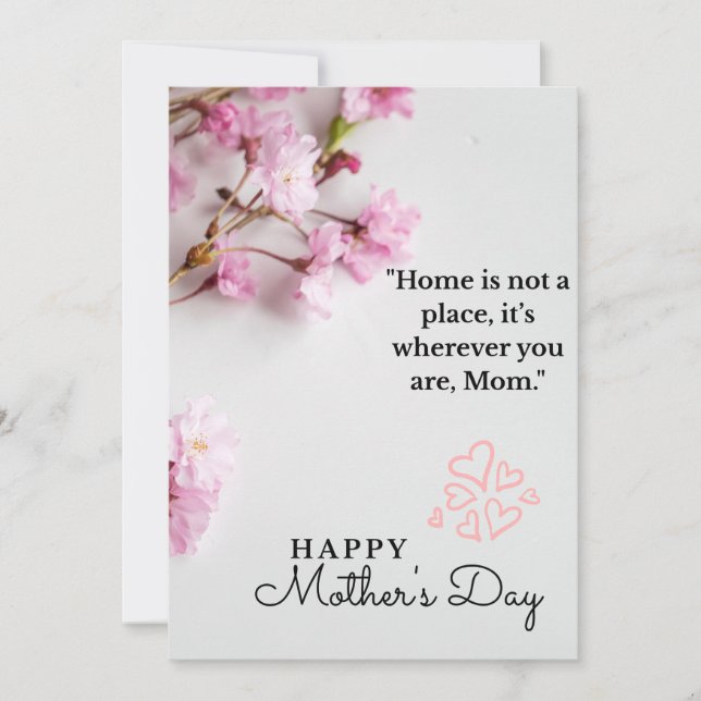 Mother's Day Greeting Card (Front)