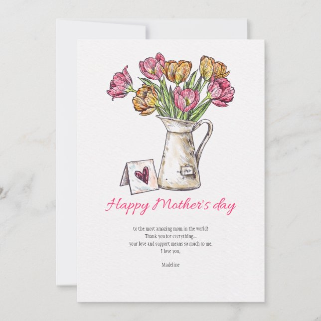 Mother's Day Greeting Card (Front)