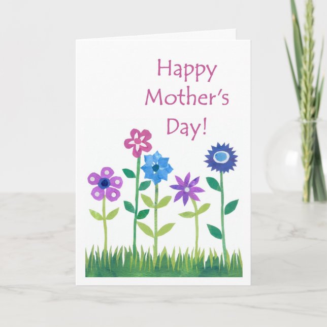 Mother's Day Greeting Card - Flower Power (Front)