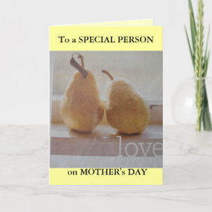 Mother's Day greeting for SOMEONE SPECIAL Card