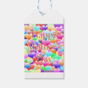 Mother's Day Hearts Gift Tags