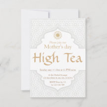 Mothers Day High Tea Invitation