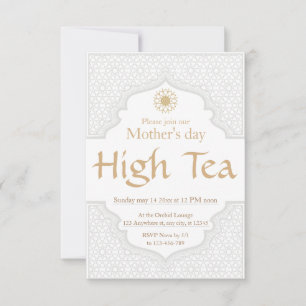 Mothers Day High Tea Invitation