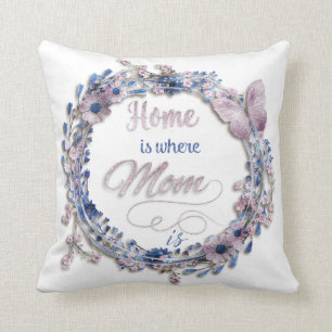 Mother's Day - "Home Is Where Mum Is" Cushion