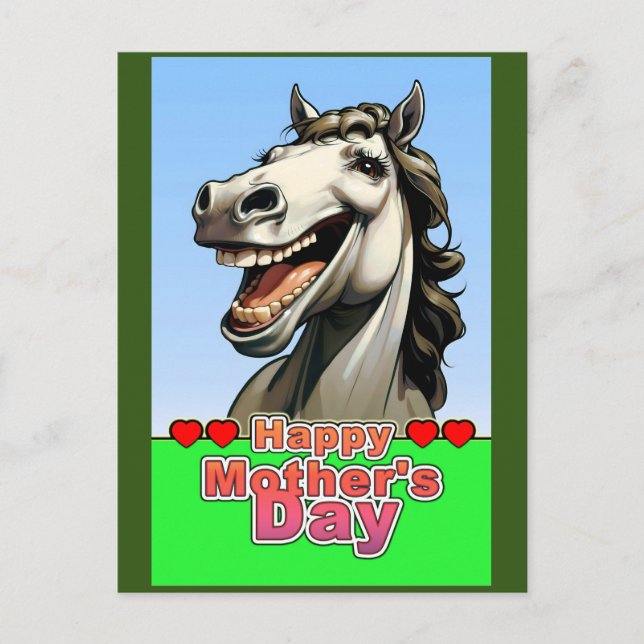 mothers day horse postcard (Front)