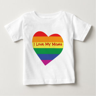 Mother's Day I love my Moms Baby T-Shirt