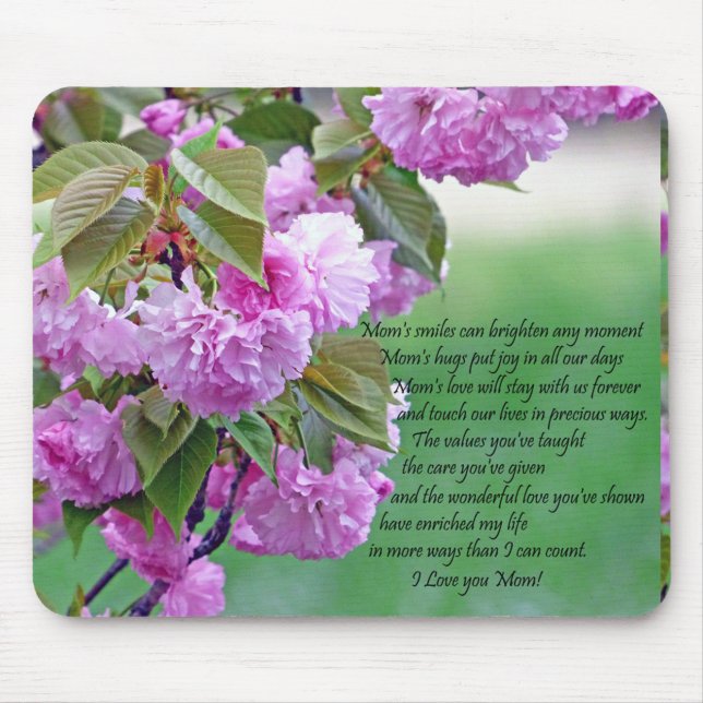 Mothers Day-I love you Mouse Mat (Front)