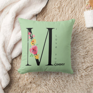 Mothers Day, I love You Mummy, Modern, Simple  Cushion
