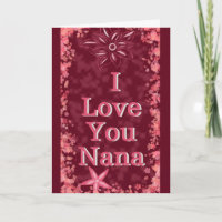 Mother's Day, I love you, Nana