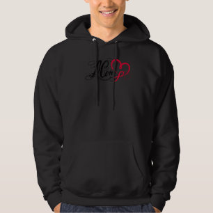 Mother's Day Idea I Love Mum Tattoo With Infinity Hoodie