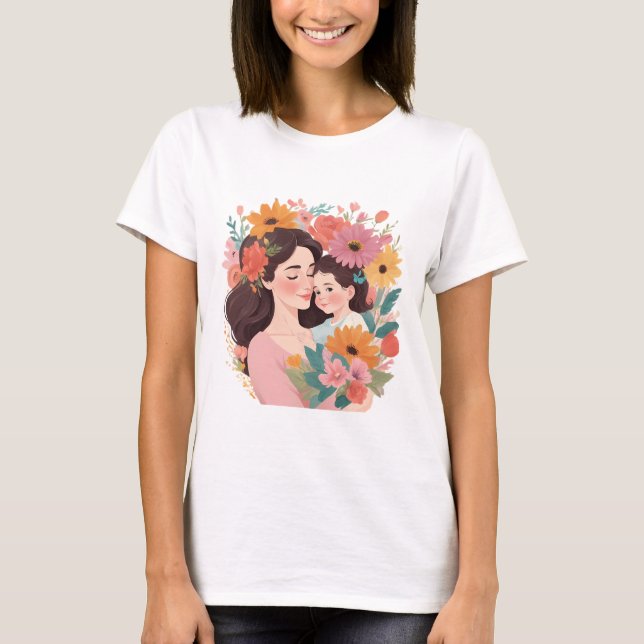 Mothers Day Illustrator T-Shirt (Front)
