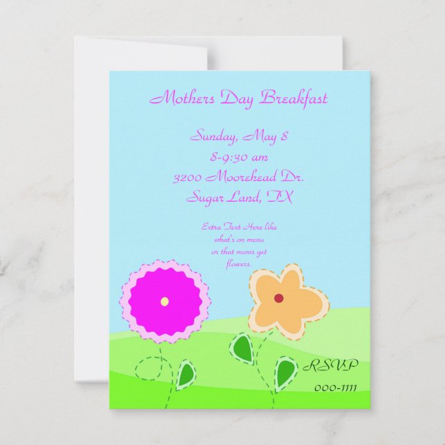 Mothers Day Invitation (Front)