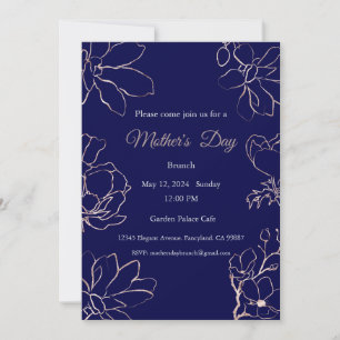 Mother's Day Invitation, Mother's Day Brunch Lunch Invitation