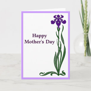 Mother's Day Iris Card