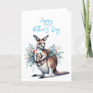 Mother's Day Kangaroo Greeting Card
