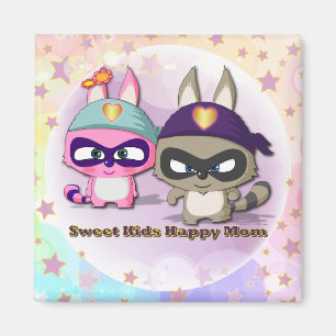 Mother's Day Kawaii Gift Cute Cartoon Funny Magnet