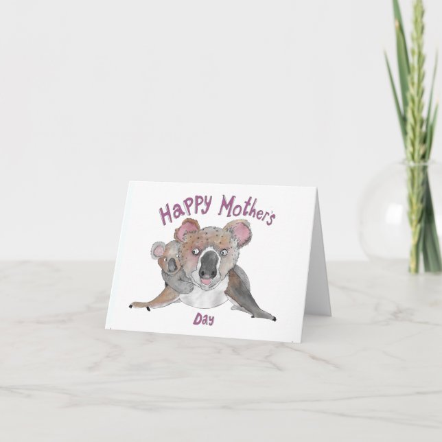 Mother's Day Koala Card (Front)
