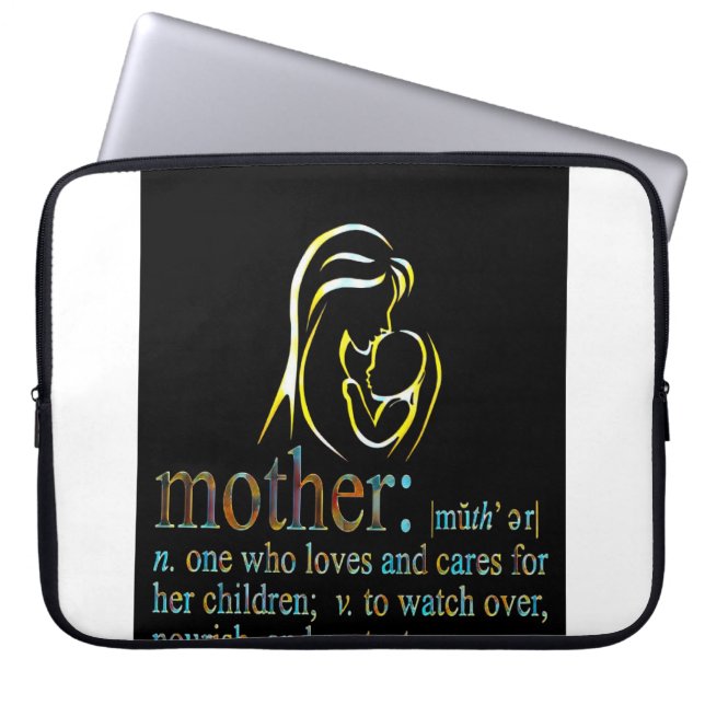 Mother's day  laptop sleeve (Front)