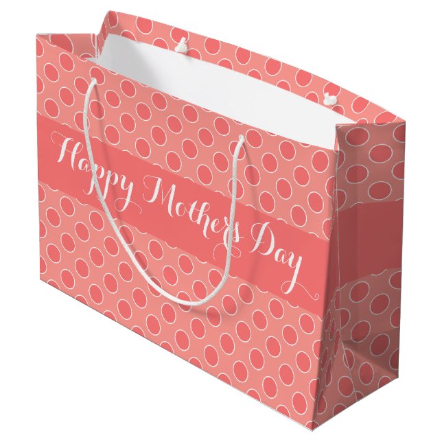Mothers Day Large Gift Bag (Back Angled)