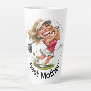 Mother's Day Large Golf Latte Mug