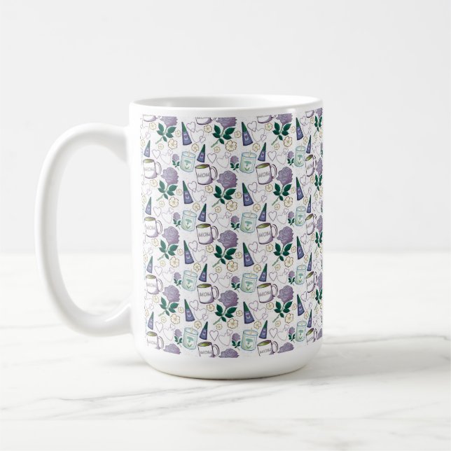 Mother's Day Lavender Coffee Mug (Left)