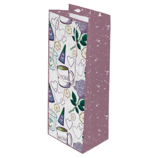 Mother's Day Lavender Wine Gift Bag