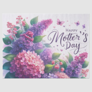 Mother's Day Lilacs  Floral Tissue Paper