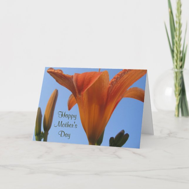Mother's Day Lilies Card (Front)