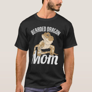 Mothers Day Lizard Reptile  Pet Mum Bearded Dragon T-Shirt
