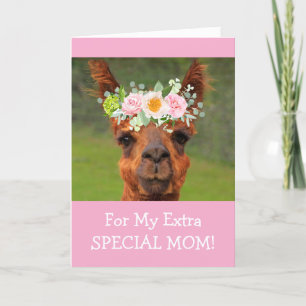 Mother's Day Llama Funny  Holiday Card