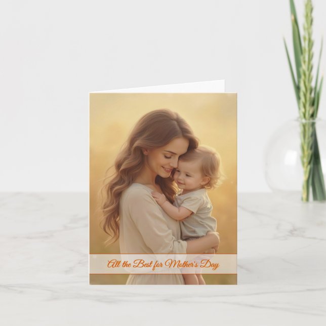 Mother's Day Love – A Moment of Pure Joy Card (Front)