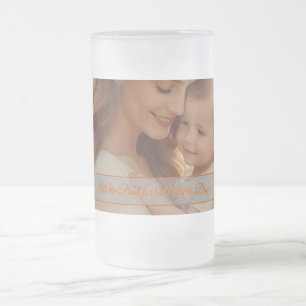 Mother's Day Love – A Moment of Pure Joy Frosted Glass Beer Mug